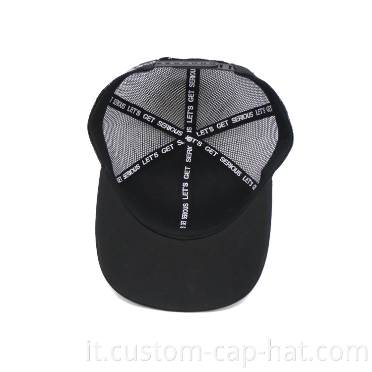 Black Trucker Hat